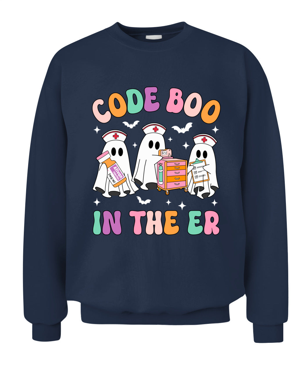 Code Boo In The ER Nurse Ghost Halloween Costume