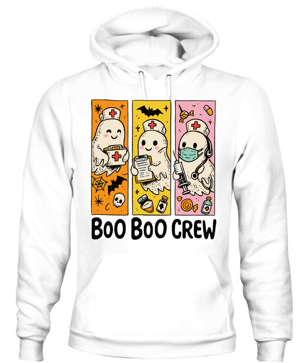 Groovy Boo Boo Crew Nurse Halloween Spooky Ghost Nurse Life