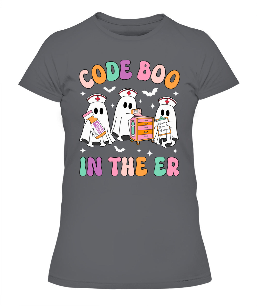 Code Boo In The ER Nurse Ghost Halloween Costume