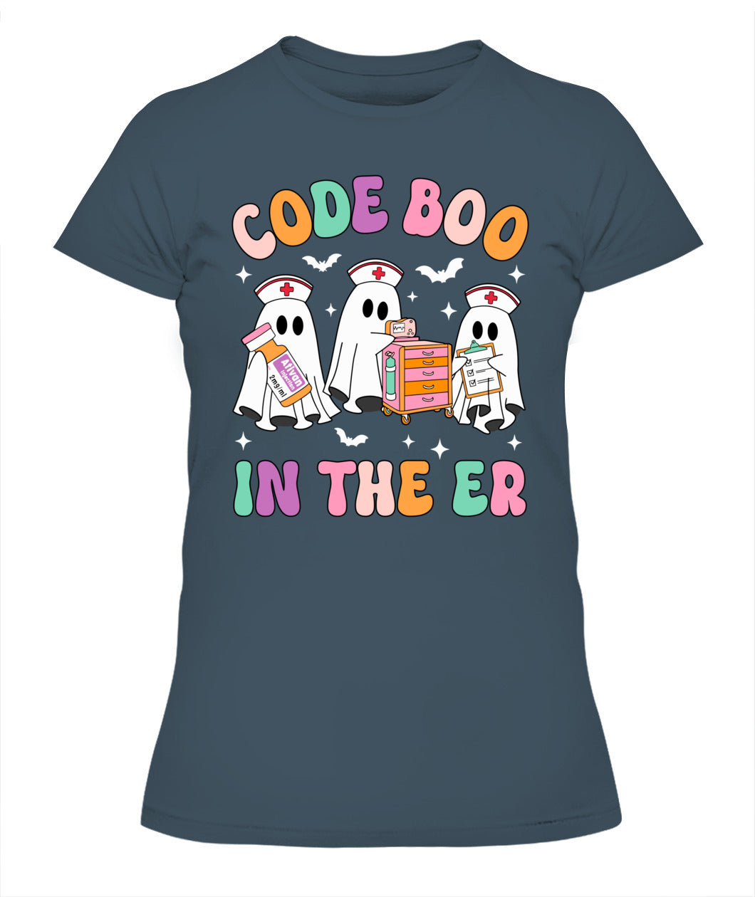 Code Boo In The ER Nurse Ghost Halloween Costume