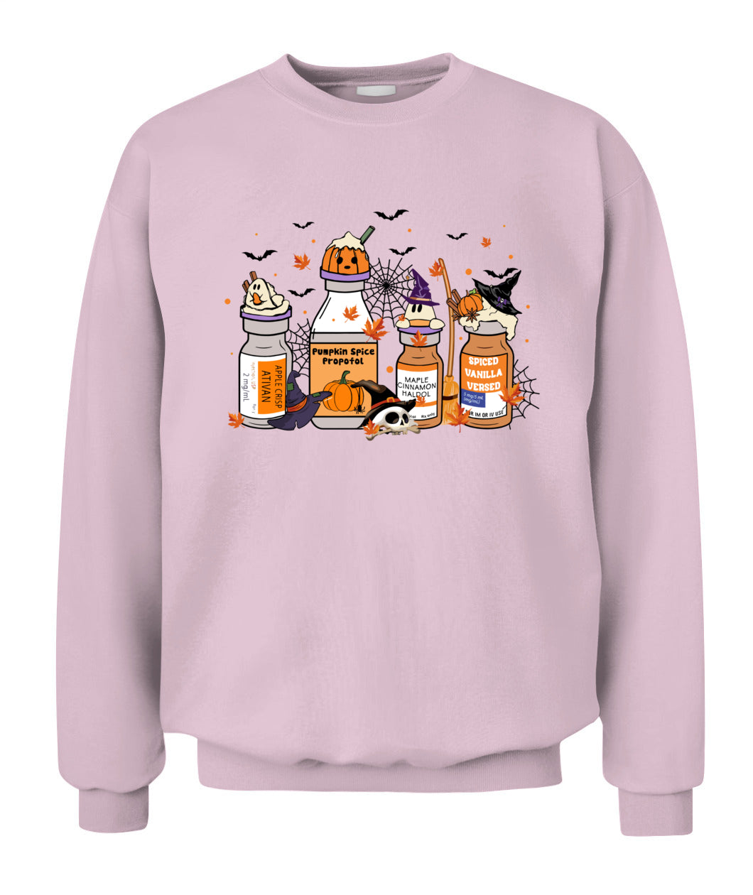 Cute Pumpkin Spice Propofol Spooky ICU Nurse Halloween Sweatshirt
