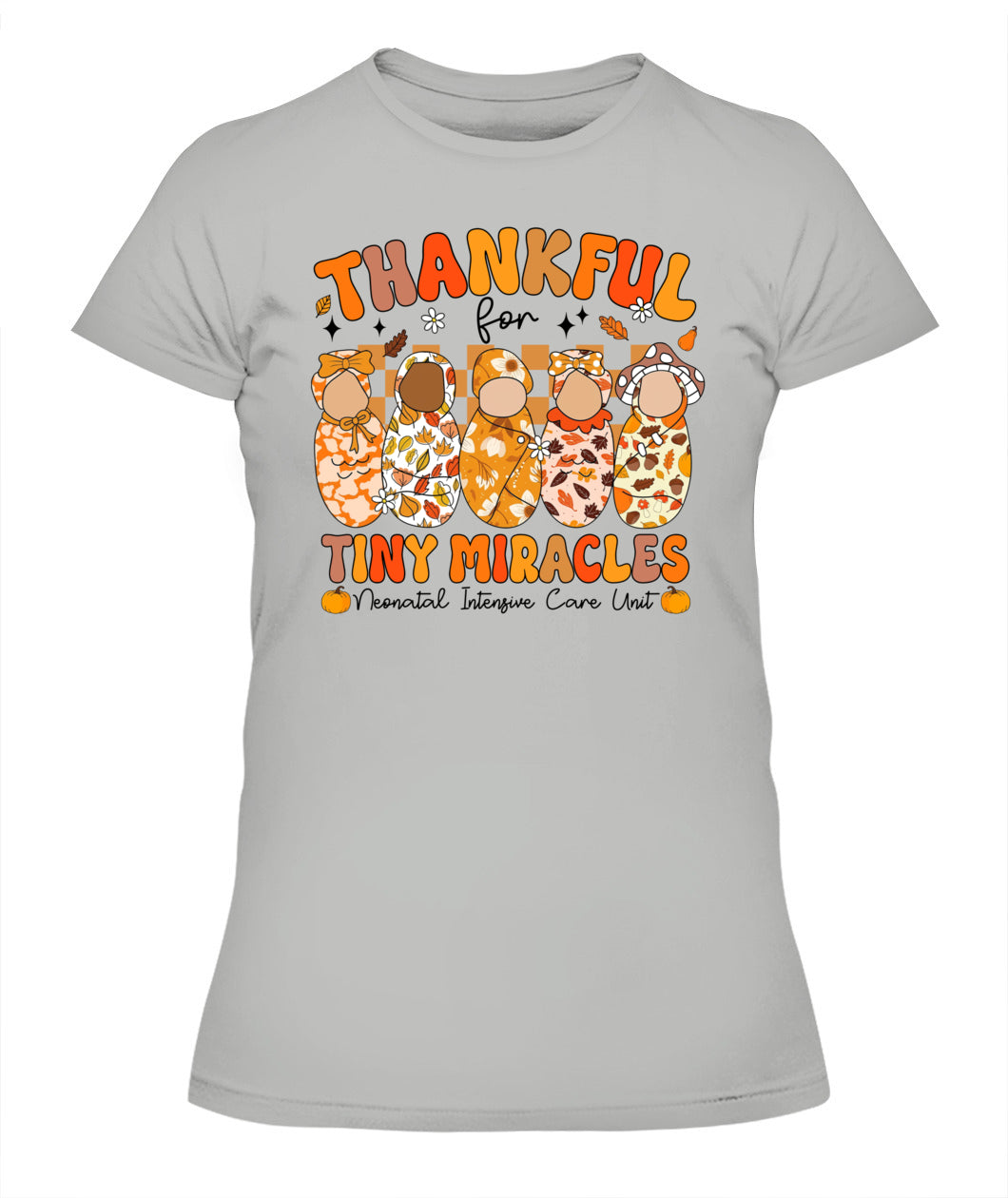 Cute Thankful for Tiny Miracles NICU Nurse Fall Thanksgiving