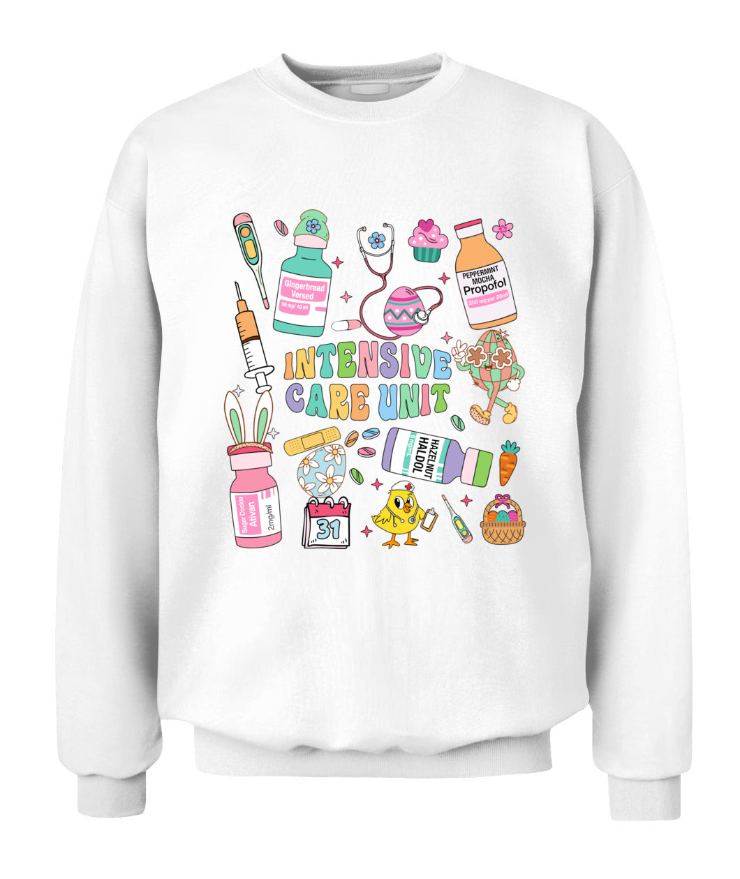 Easter Intensive Care Unit Propofol ICU Crew Nurse Outfit Shirt
