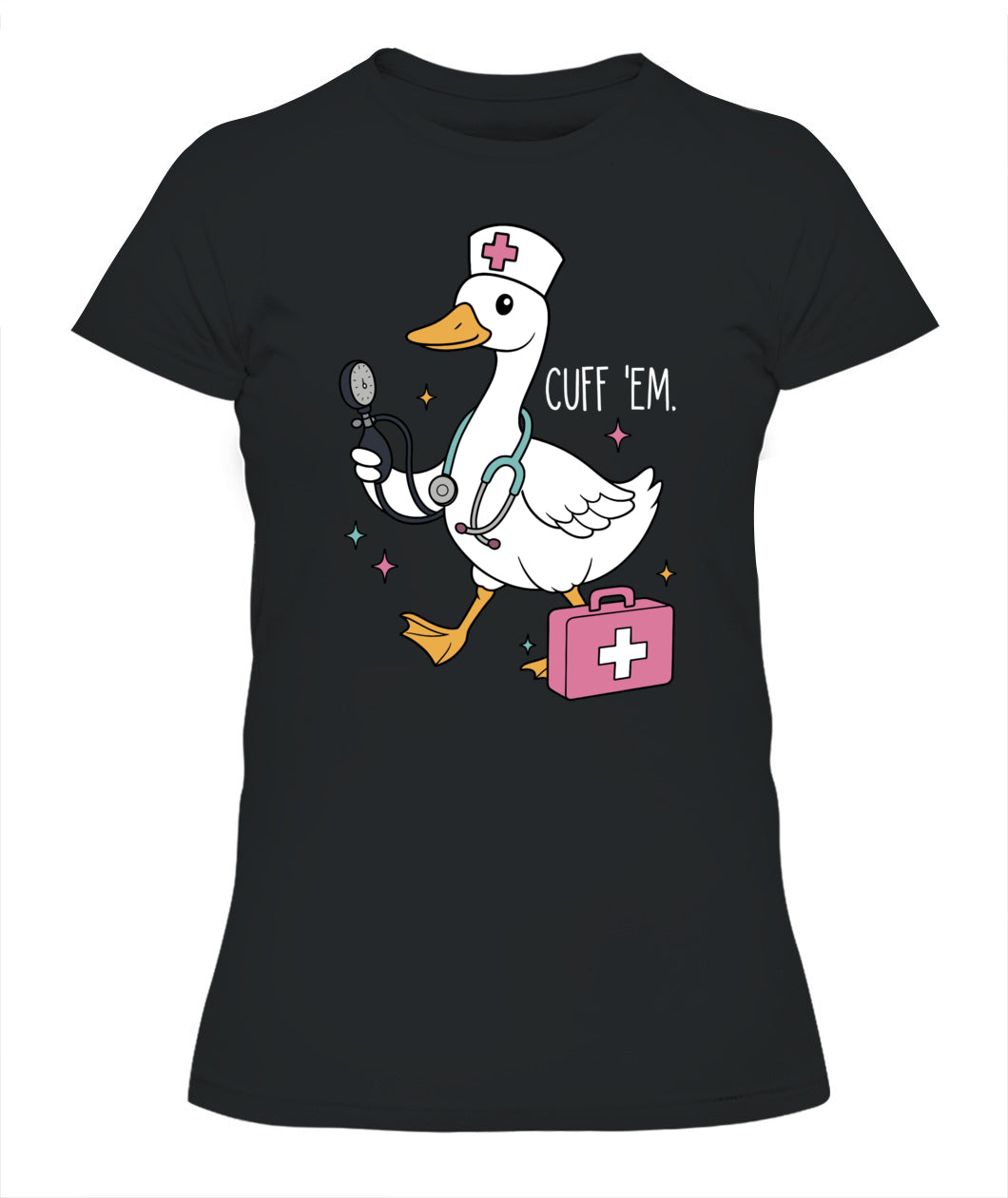 Groovy Silly Goose Nurse Cuff Em Nurse Appreciation ER Nurse