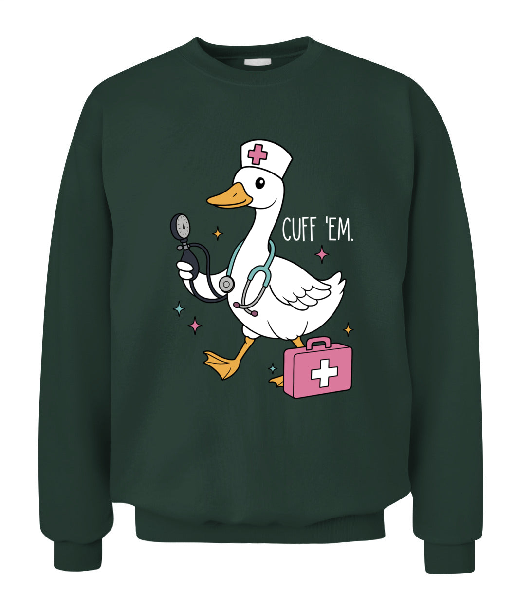Groovy Silly Goose Nurse Cuff Em Nurse Appreciation ER Nurse