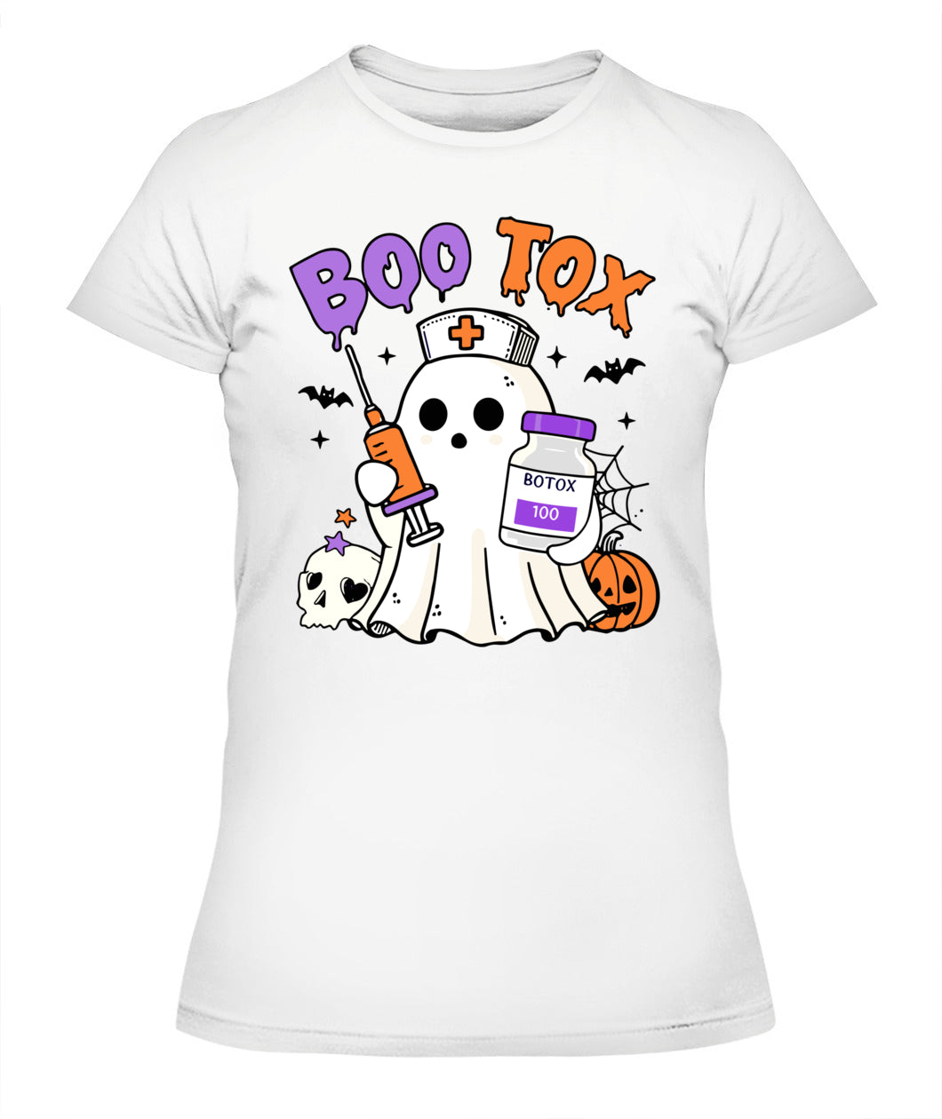 BOO Tox Nurse Ghost Filler Botox Halloween Aesthetic Nurse