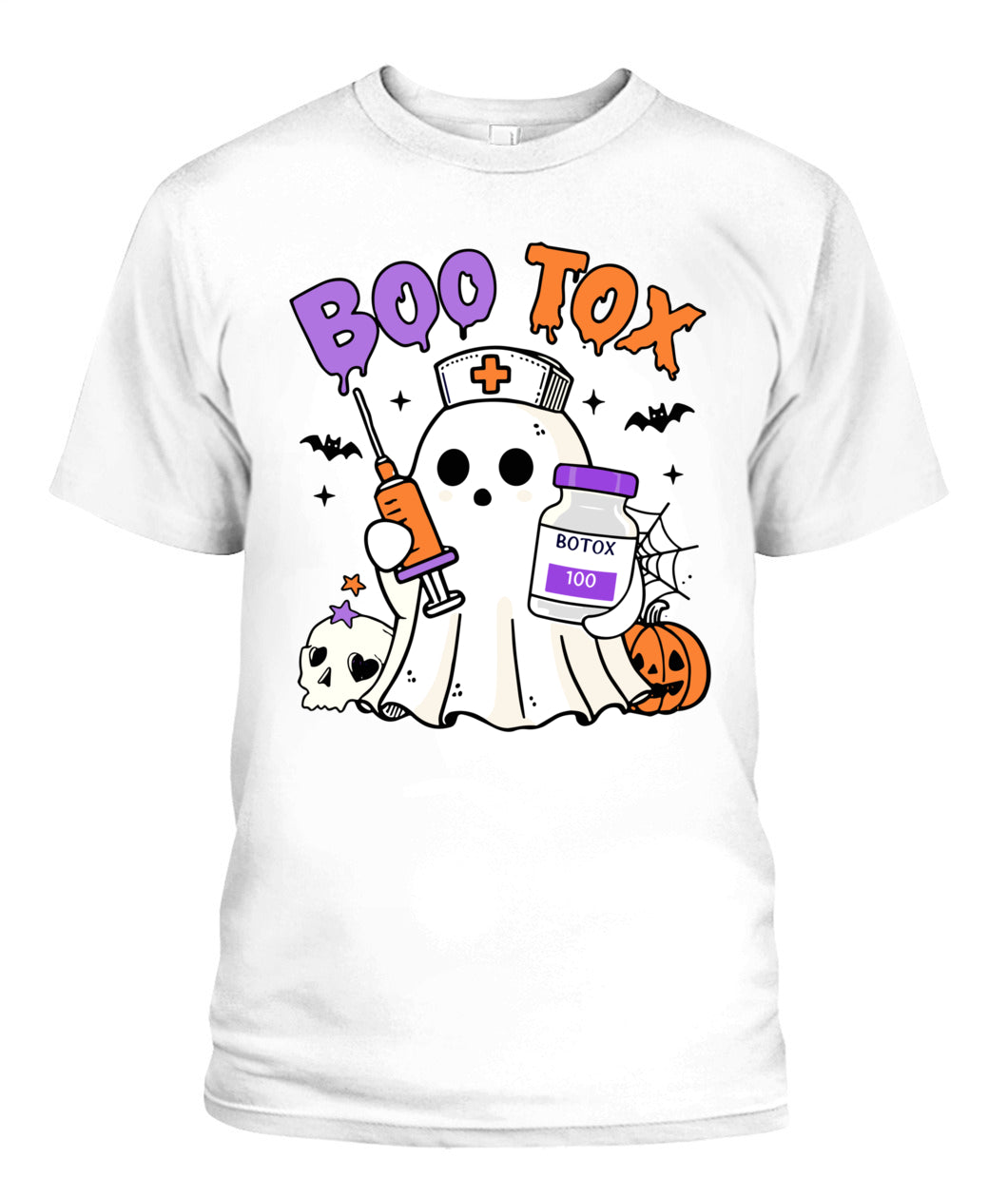 BOO Tox Nurse Ghost Filler Botox Halloween Aesthetic Nurse