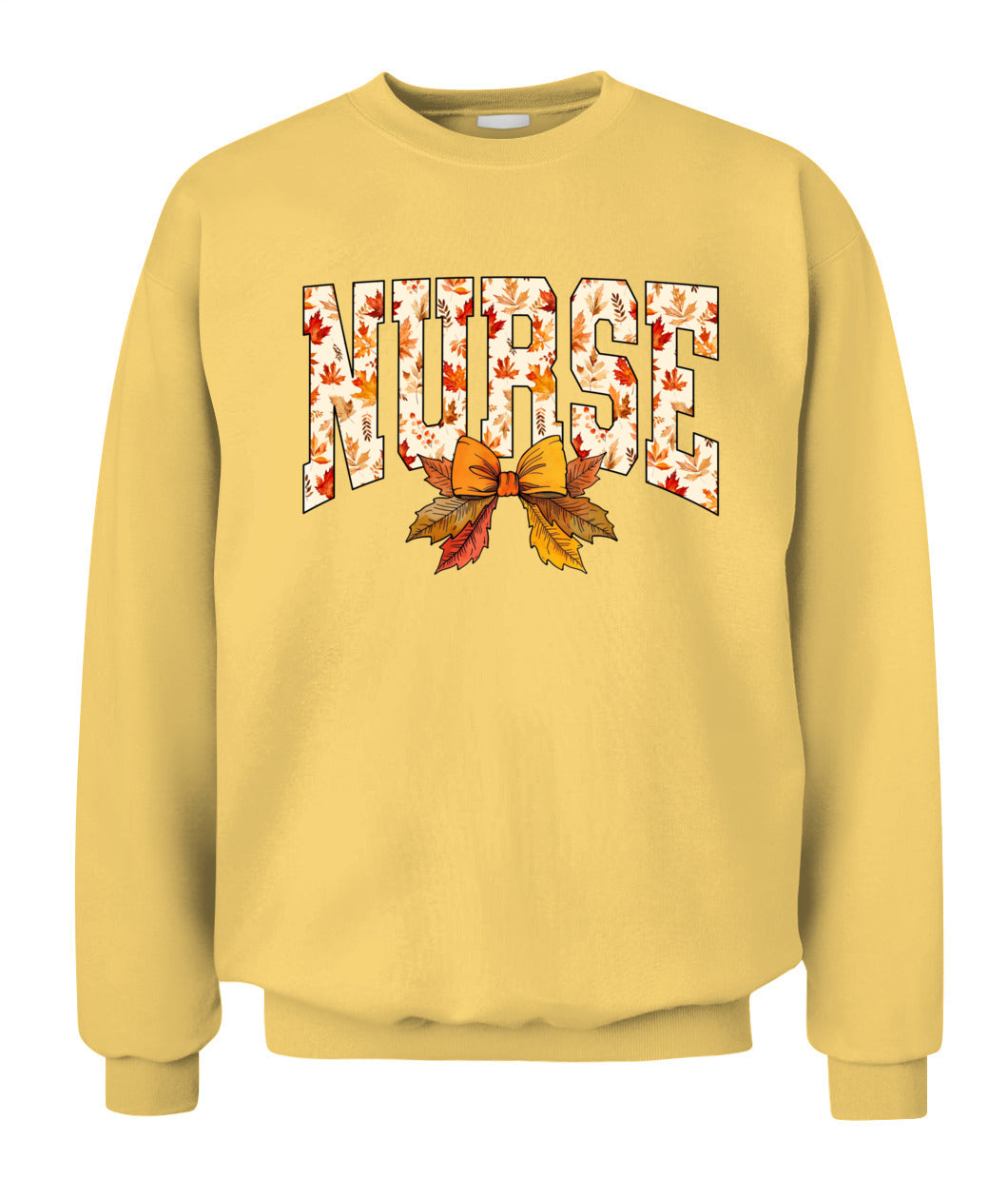 Comfort Colors Nurse Coquette Leaves Fall Thanksgiving Shirts For Nurse