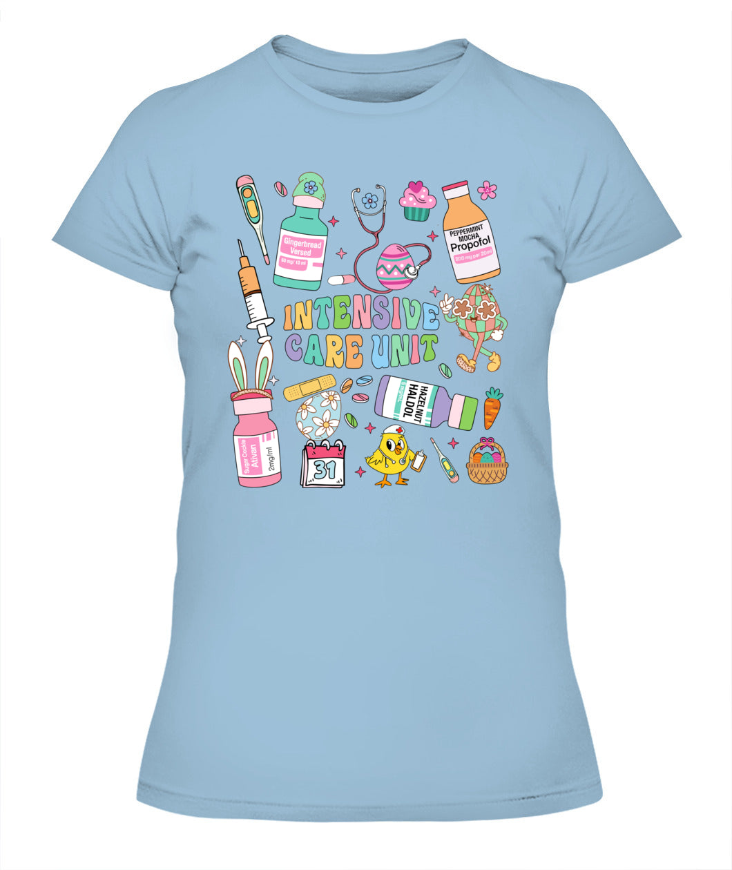 Easter Intensive Care Unit Propofol ICU Crew Nurse Outfit Shirt