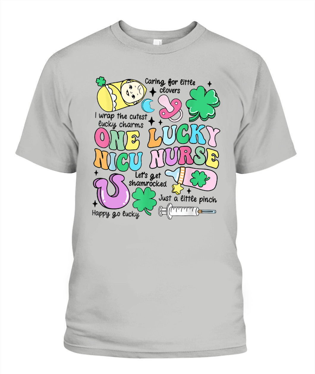 Irish NICU Nurse St Patrick Day Neonatal Intensive Care Unit Shirt