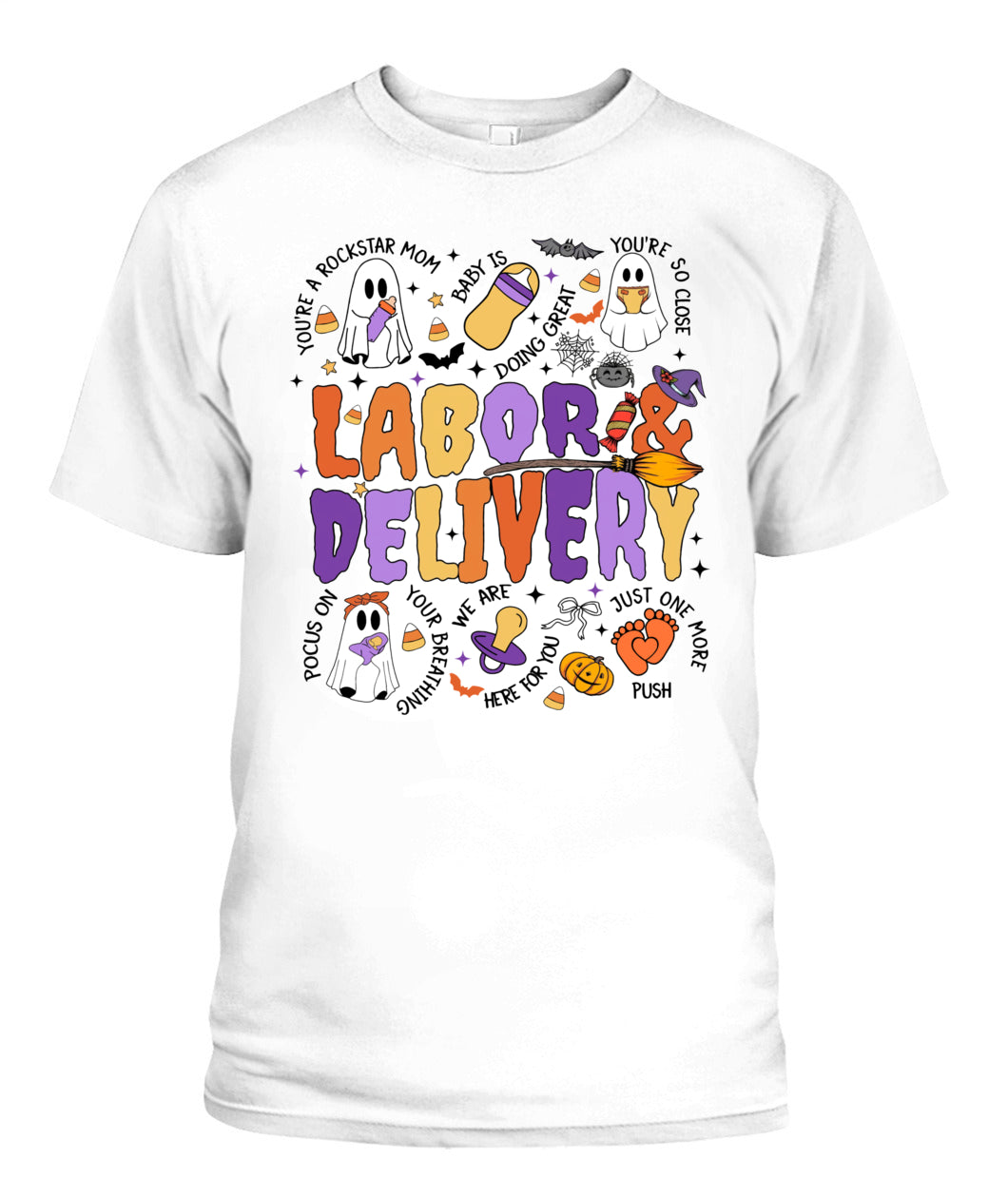Labor and delivery Nurse Halloween Maternity Vintage