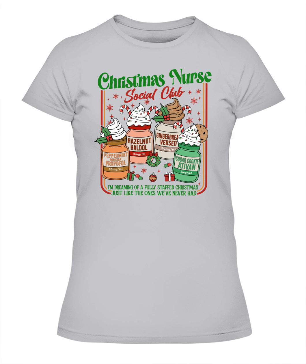 ICU Nurse Christmas Social Club Sweatshirt, Medical Christmas Shirts