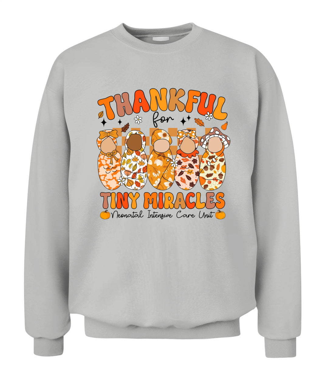 Cute Thankful for Tiny Miracles NICU Nurse Fall Thanksgiving