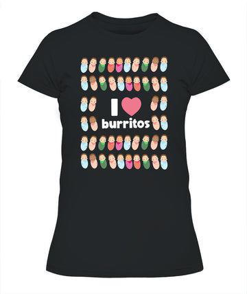 Funny I Love Burritos Labor Delivery Nurse NICU Infant Care Shirt