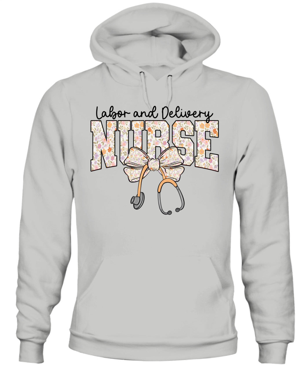 Labor and Delivery Nurse Stethoscope Coquette Bow Graduation