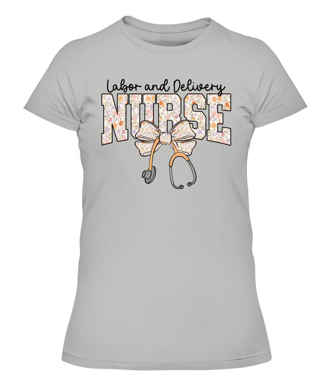 Labor and Delivery Nurse Stethoscope Coquette Bow Graduation