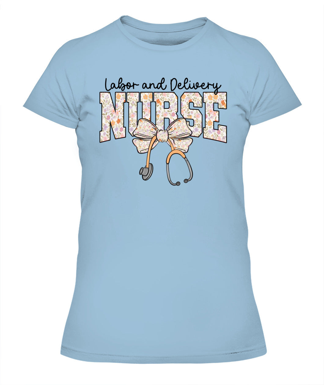 Labor and Delivery Nurse Stethoscope Coquette Bow Graduation