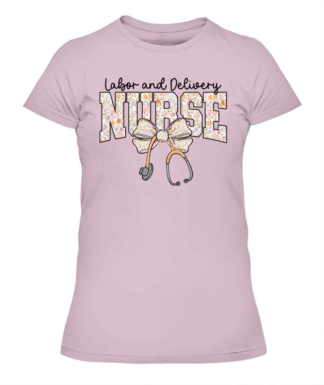 Labor and Delivery Nurse Stethoscope Coquette Bow Graduation