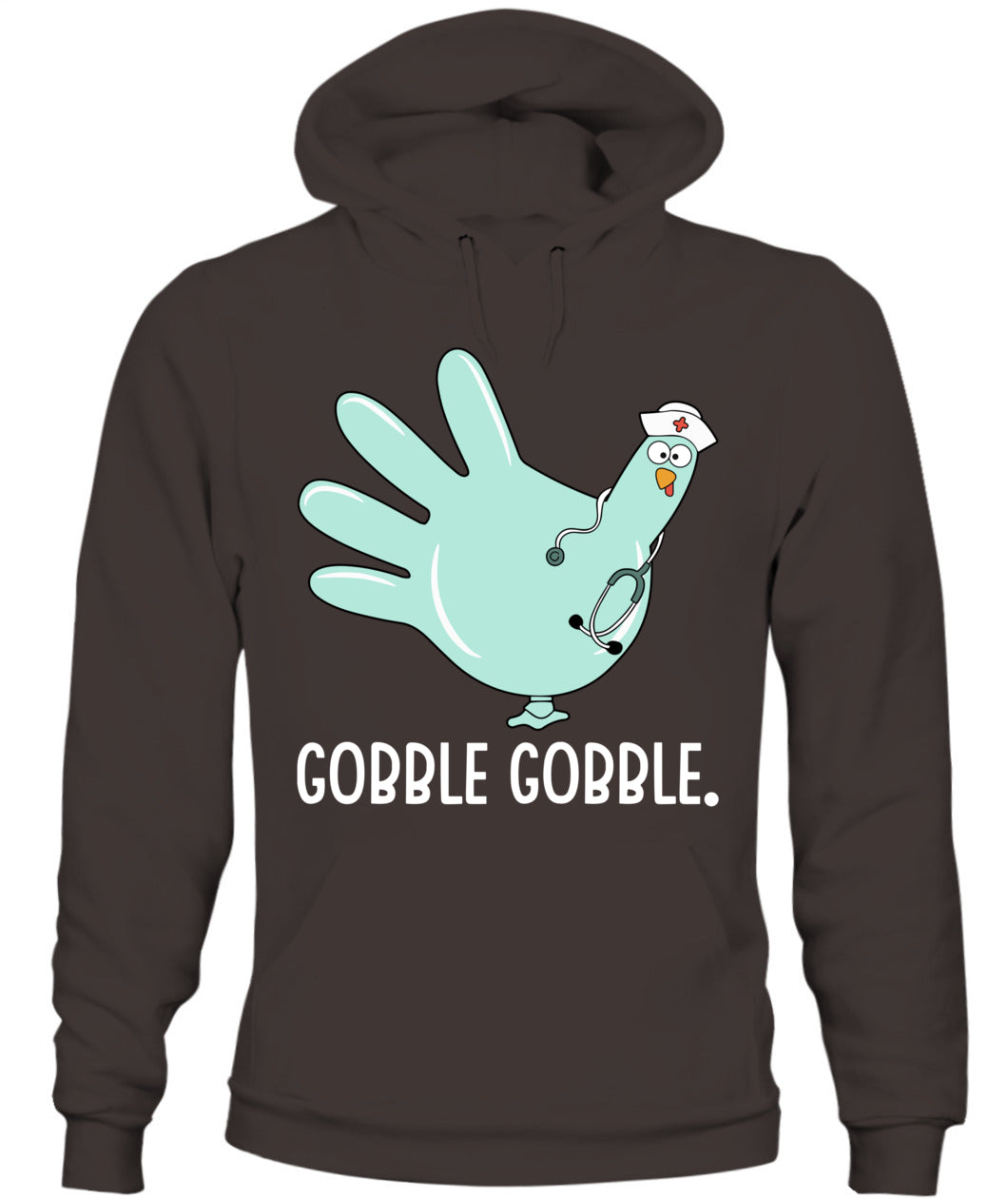 Turkey Scrubs Rubber Gloves Nurse Fall Nursing Thanksgiving Sweatshirt