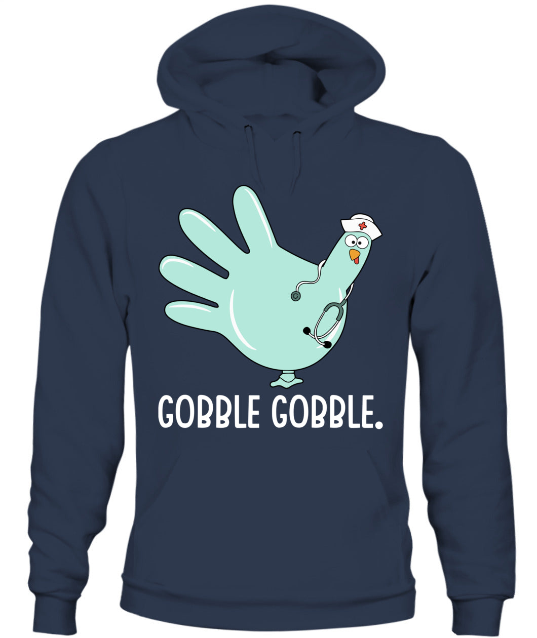 Turkey Scrubs Rubber Gloves Nurse Fall Nursing Thanksgiving Sweatshirt