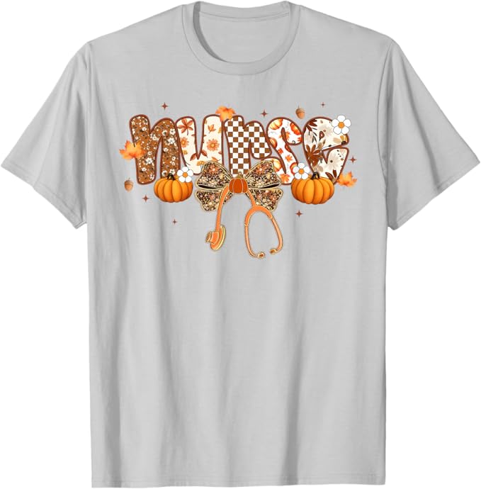 Funny Nurse Coquette Bow Stethoscope Fall Girls Women Thanksgiving Nurse Gifts