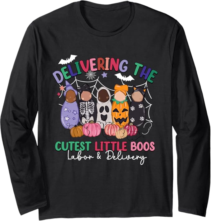 Delivering The Cutest Boos Labor & Delivery Halloween Nurse Shirts