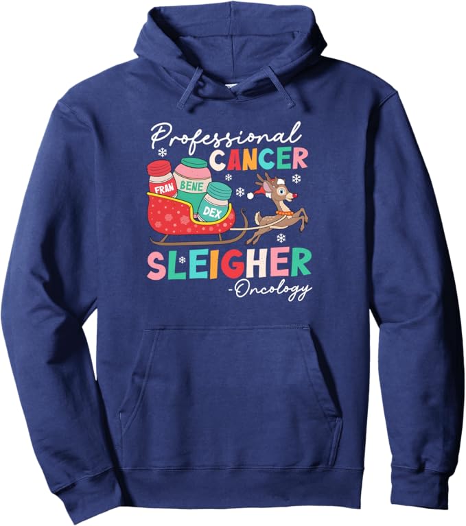 Groovy Professional Cancer Sleigher Oncology Nurse Christmas Shirts