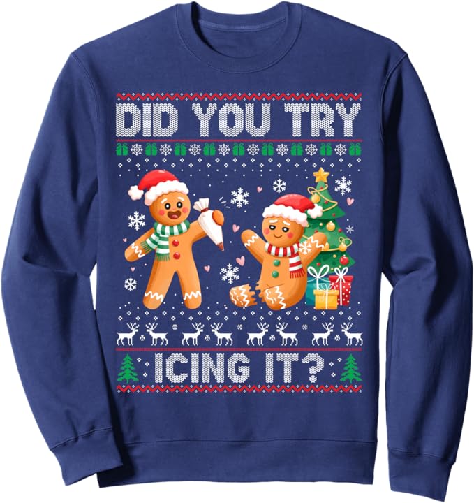 Have You Tried Icing It Funny Xmas Nurse Gingerbread NICU Sweatshirt
