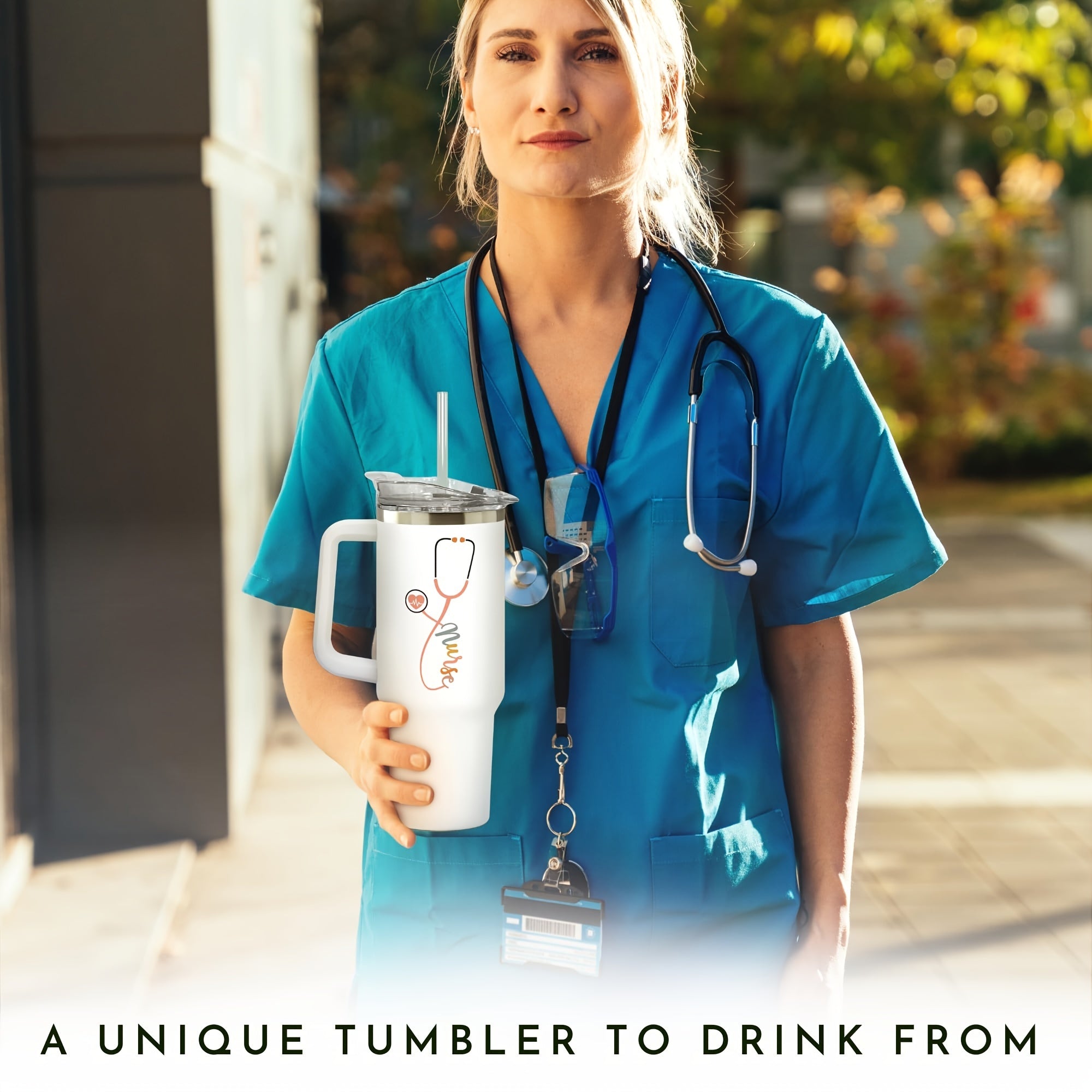 40 Oz Tumbler - Nurse Appreciation Gifts for Women - Nurses Week Gifts, Nurse Practitioner Gifts