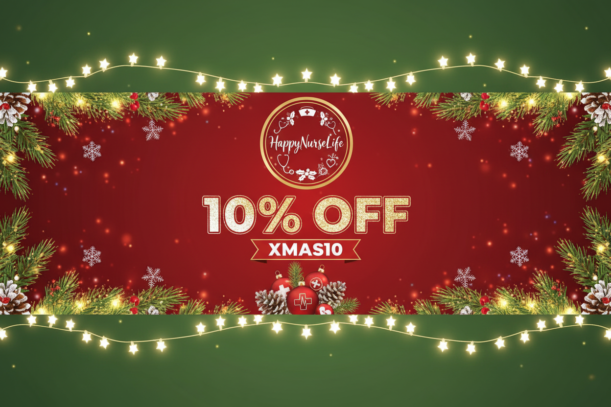 Christmas Banner for HappyNurseLife Shop. 10% Off code: XMAS10slider_item_874Qxc