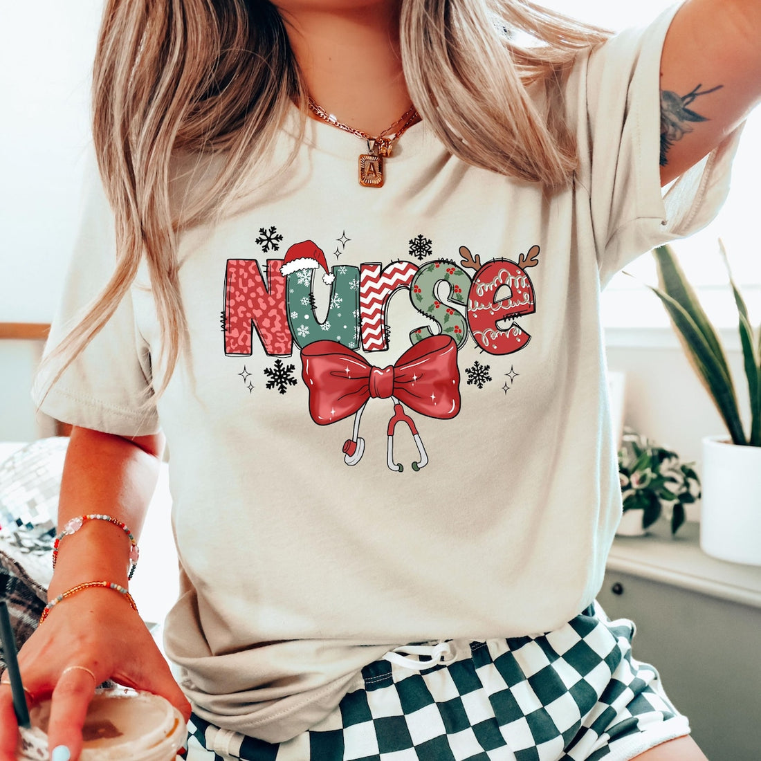Christmas Nurse Sweatshirt | Festive Holiday Nursing Crewneck for RNs