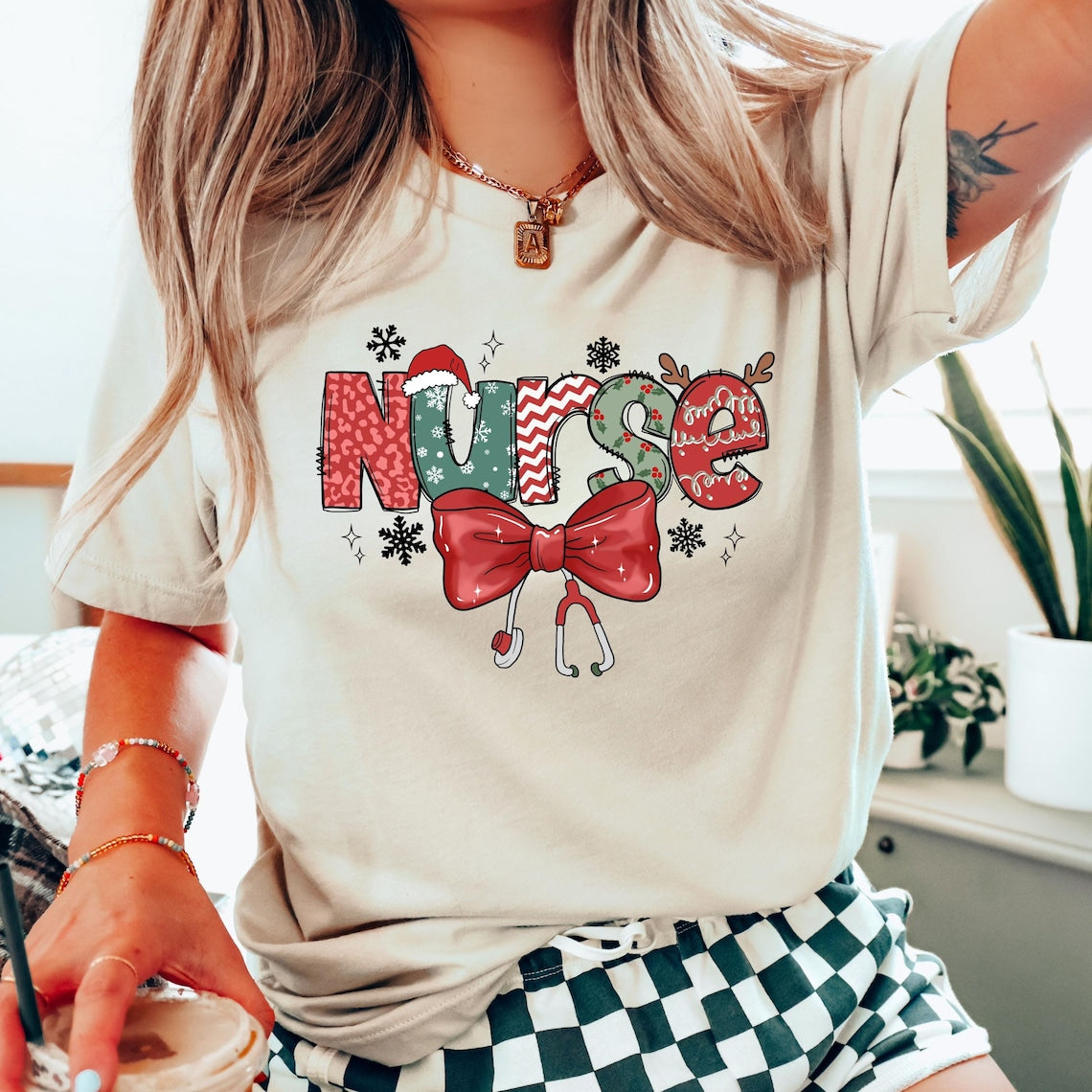 Christmas Nurse Sweatshirt | Festive Holiday Nursing Crewneck for RNs