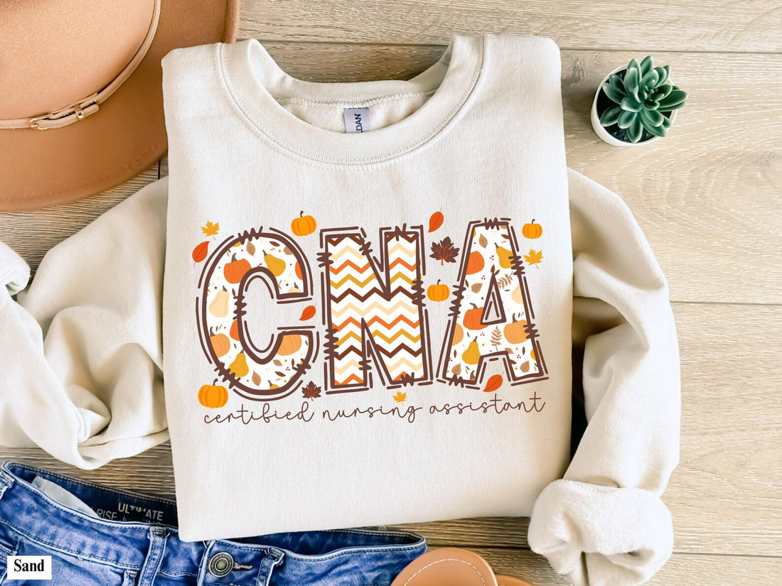 Certified Nursing Assistant Thanksgiving Crewneck Gift for CNA