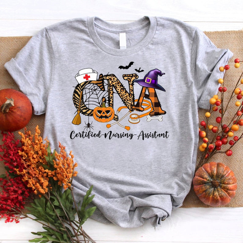 Funny Halloween Nurse CNA Nurse Shirts