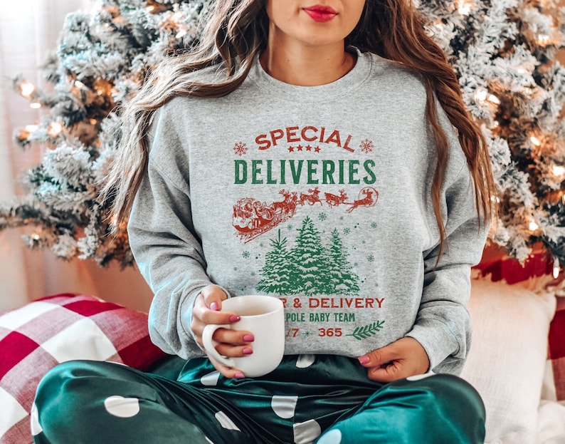 Labor and Delivery Nurse Christmas Sweatshirt, Special Deliveries Sweater