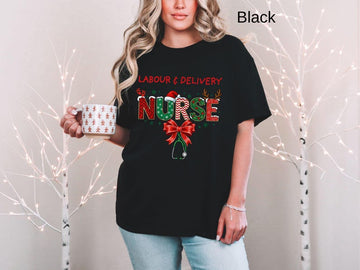 Labor and Delivery Nurse Christmas Shirt, L&D Nurse Holiday Sweatshirt