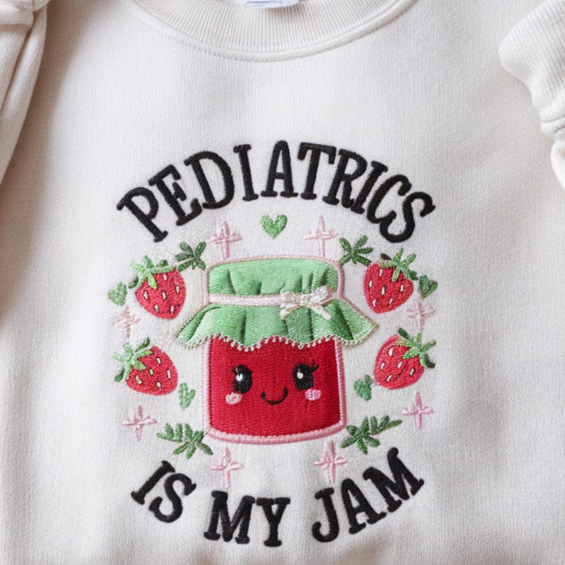 Pediatrics is my Jam Sweatshirt: Peds Nurse RN Sweater