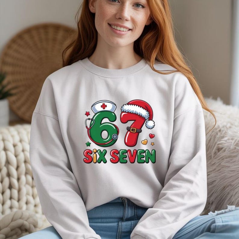 Christmas Nurse 6 7 Six Seven Funny Nurse Christmas Shirts