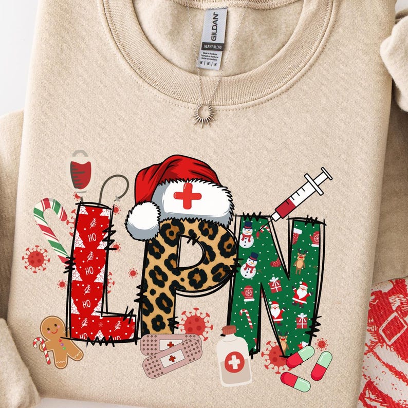 Licensed Practical Nurse Christmas Sweatshirt, Christmas LPN Shirt, Gift for LPN
