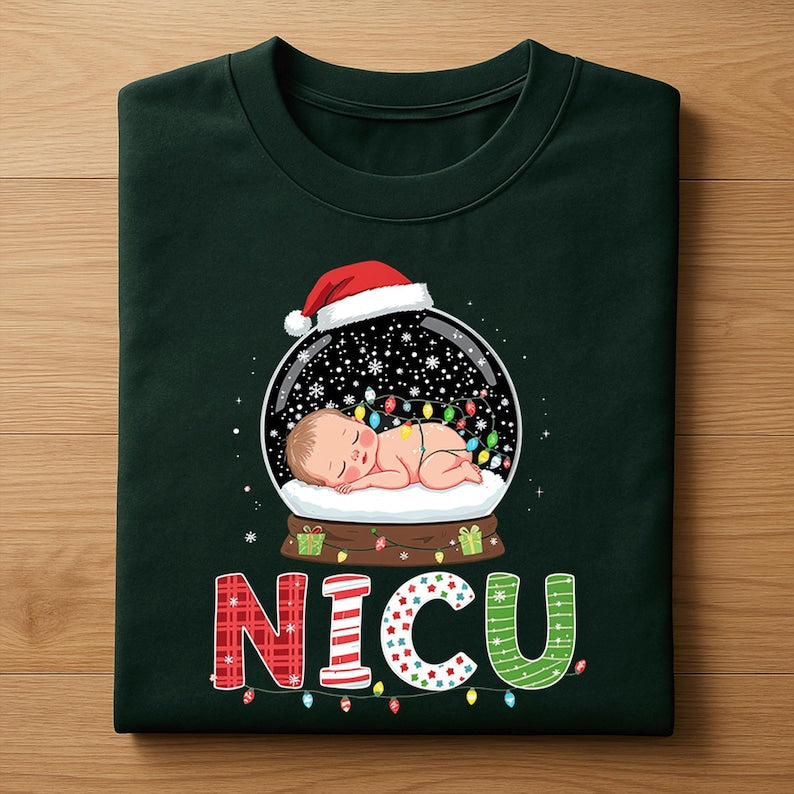 NICU Cute Christmas Nurse Sweatshirt, Hoodie, Tshirt Gifts