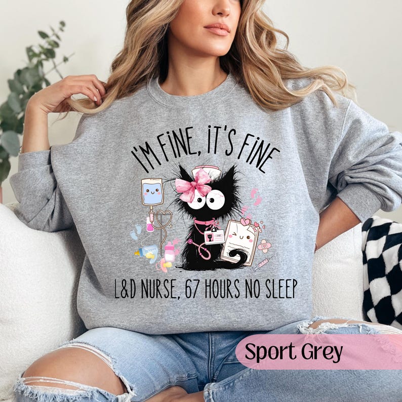 Funny Six Seven 6 7 Emergency Nurse Sweatshirt, ER Nurse Tech Sweater, Department RN Apparel Christmas Gift