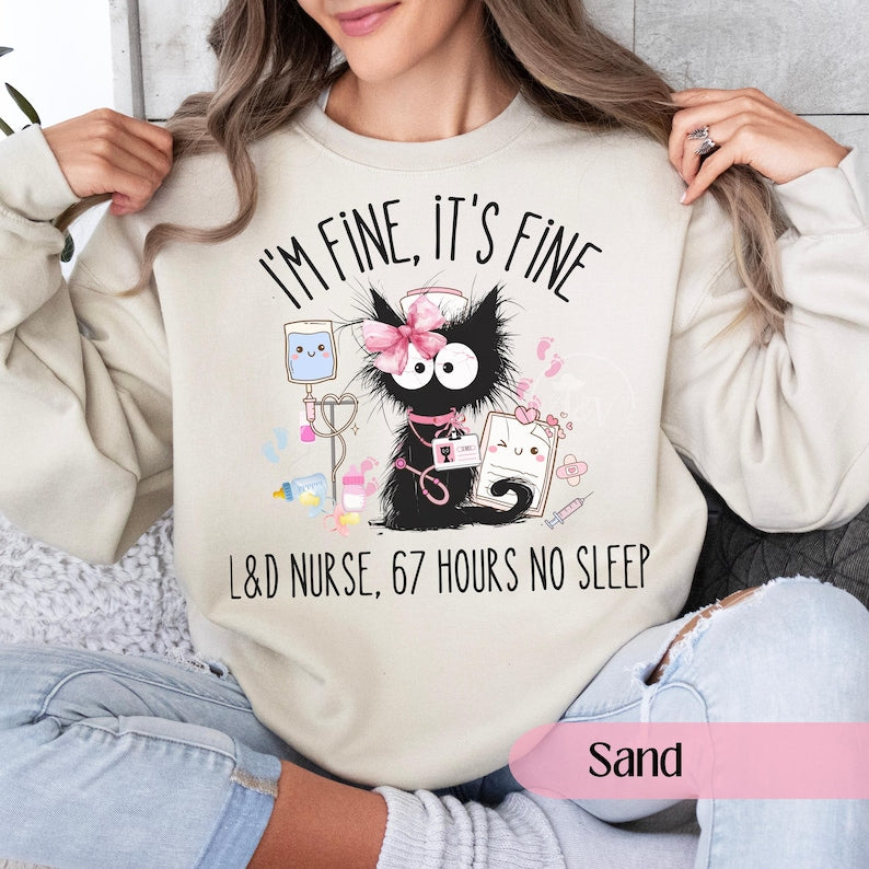 Funny Six Seven 6 7 Emergency Nurse Sweatshirt, ER Nurse Tech Sweater, Department RN Apparel Christmas Gift