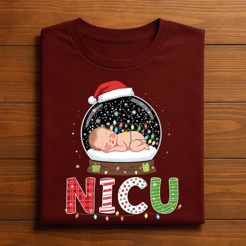 NICU Cute Christmas Nurse Sweatshirt, Hoodie, Tshirt Gifts