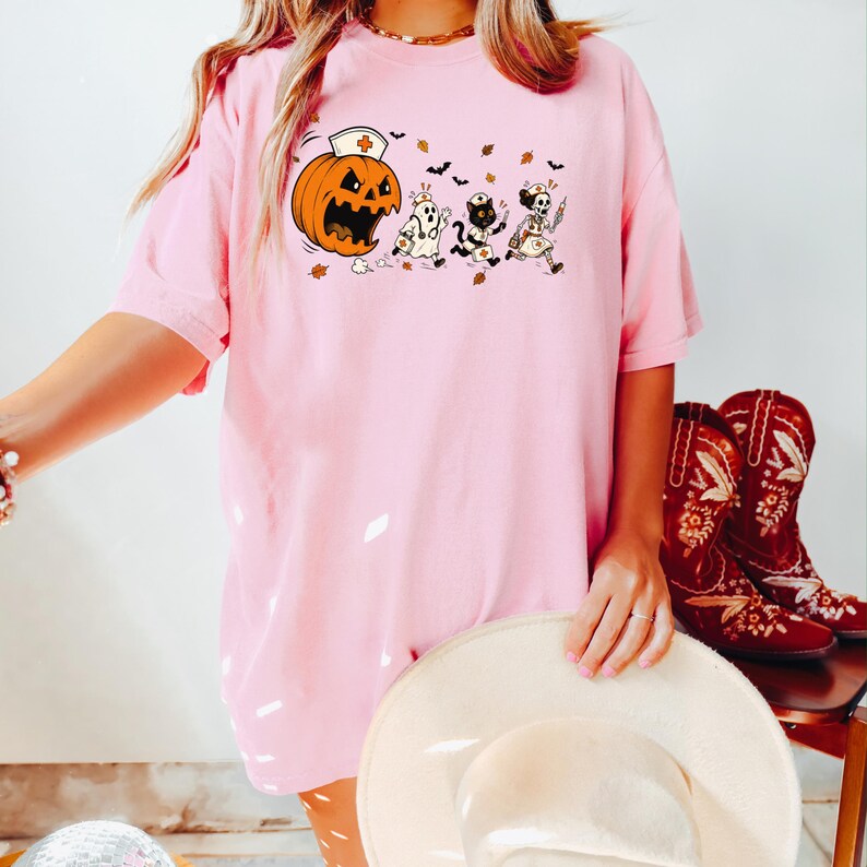 Halloween Nurse Shirt, Spooky Nurse Shirt, Halloween Nurse Tee, Nurse Halloween Gift, Registered Nurse Shirt, Nursing Student, Nurse Gift