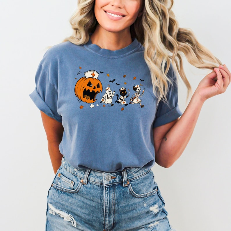 Halloween Nurse Shirt, Spooky Nurse Shirt, Halloween Nurse Tee, Nurse Halloween Gift, Registered Nurse Shirt, Nursing Student, Nurse Gift