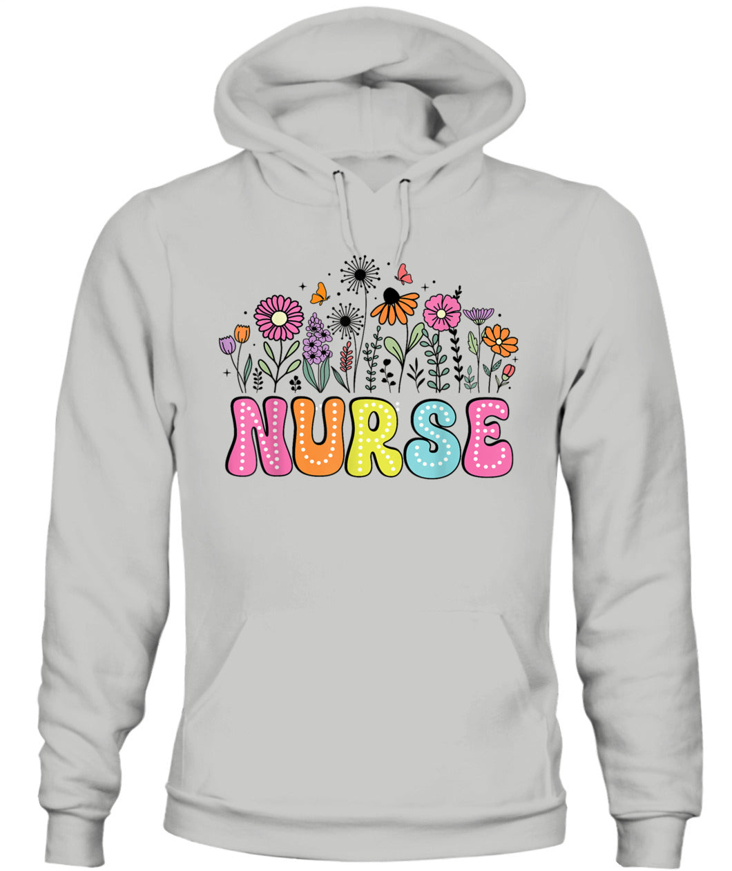 Groovy Nurse Flower Floral Happy Nurse Week 2025 Shirt