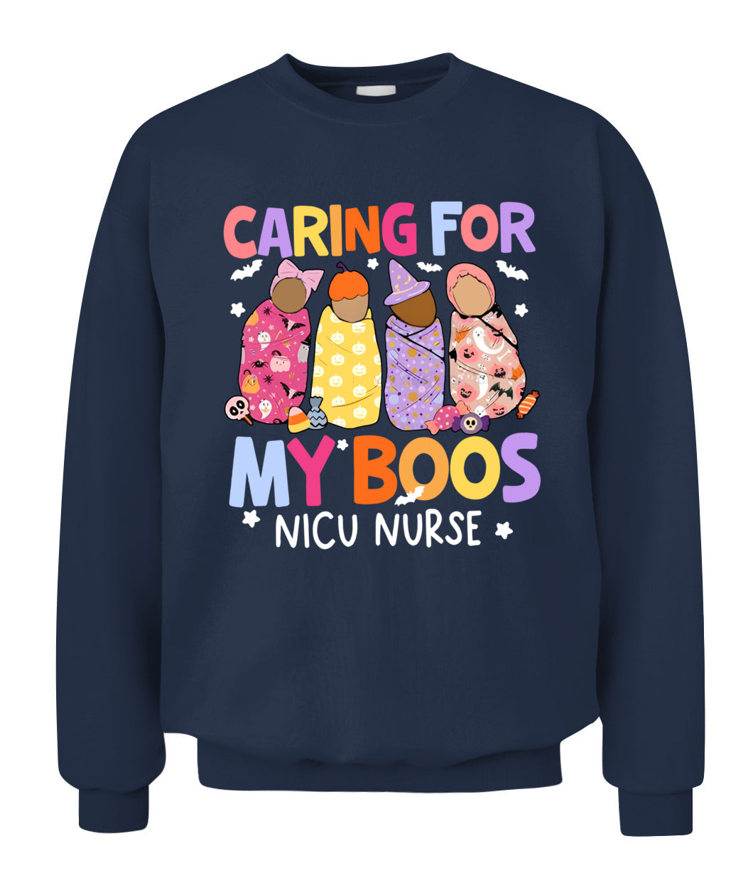 Groovy Caring For My Boos NICU Nurse Appreciation Halloween T-shirt