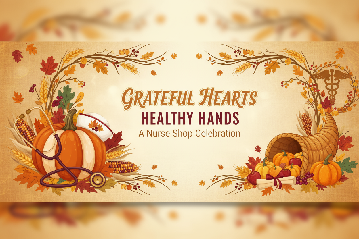 Make a banner for Nurse Shop with Thanksgiving Themeslider_item_D8ykb4