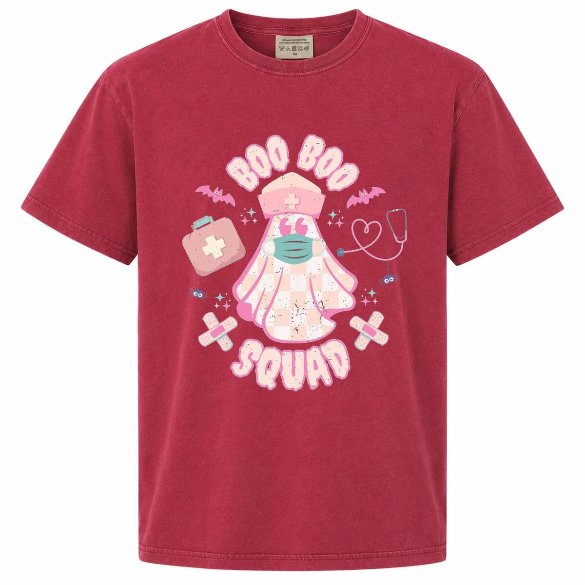 e2s-variant:Comfort Colors T-shirt|Crimson