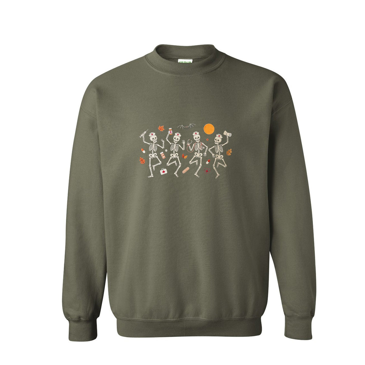 e2s-variant:Unisex Sweatshirt|Military Green